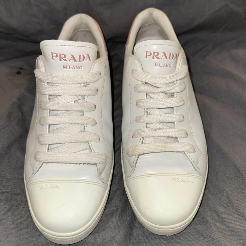 Prada Leather Sneakers
